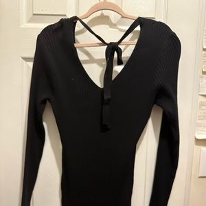 Black long Forever 21 sweater dress. Size 1XL